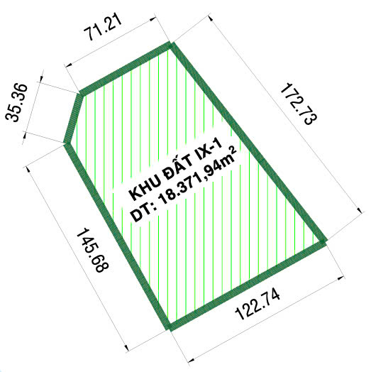 Chuyển nhượng 1.8ha đất trong KCN tại Thái Bình 