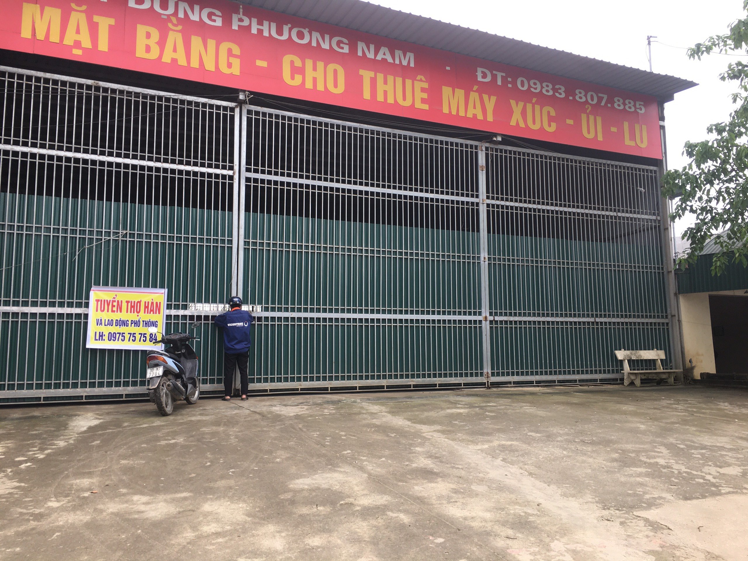 Cho Thuê xưởng 500 m2 tại đại lộ Thăng Long, Hà Nội
