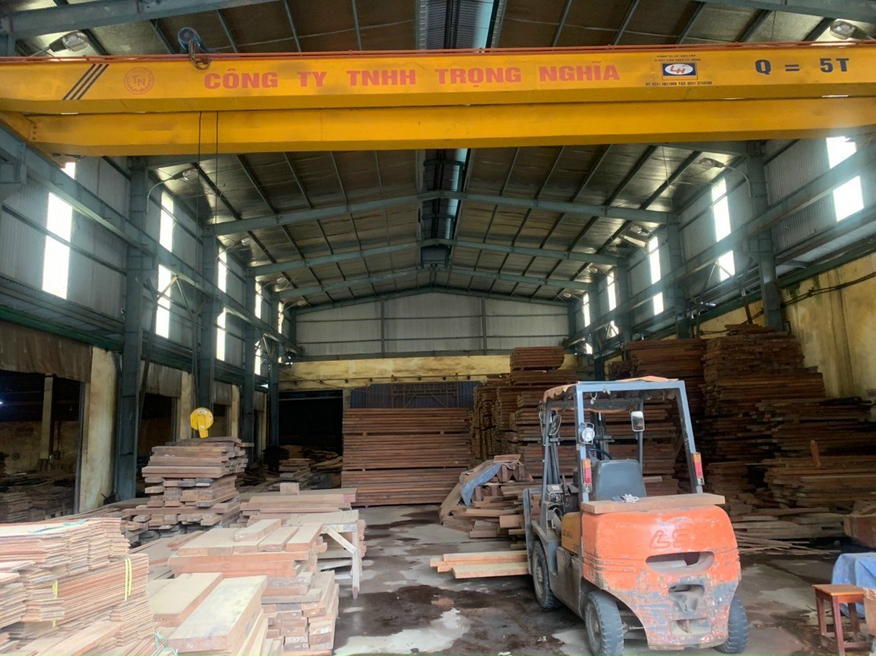 Chuyển nhượng nhà máy chế biến gỗ tại Bắc Giang