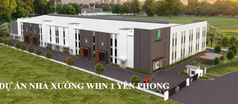 CHO THUÊ NHÀ XƯỞNG XÂY SẴN TẠI KCN YÊN PHONG - TÂM ĐIỂM CÔNG NGHIỆP BẮC NINH