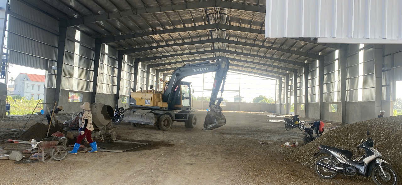 CHO THUÊ NHÀ XƯỞNG 2.400M2 TẠI NAM SÁCH, HẢI DƯƠNG CŨ 