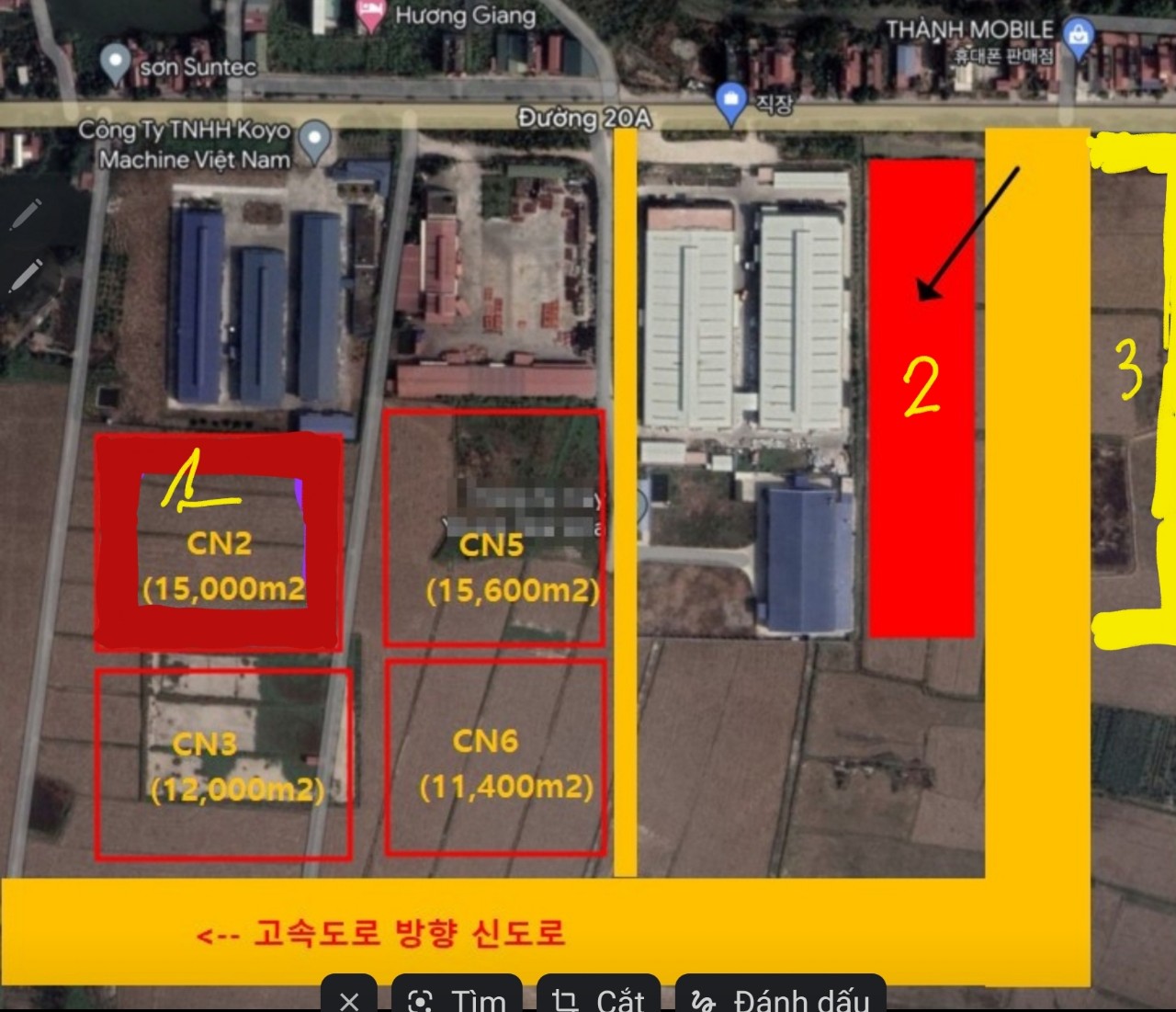 TOPLAND: Chuyển nhượng 11.000 - 15.000m2 đất xưởng ngoài KCN tại tỉnh Hải Dương